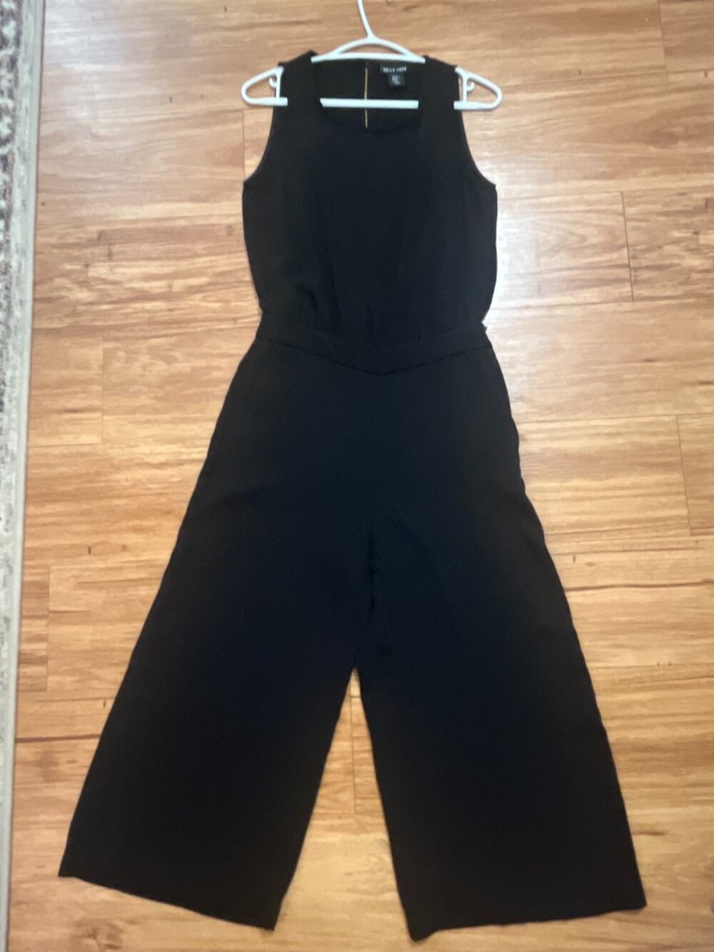 Wide leg black jumpsuit